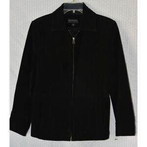 BERNARDO Moto Style Soft Leather Jacket Size PM